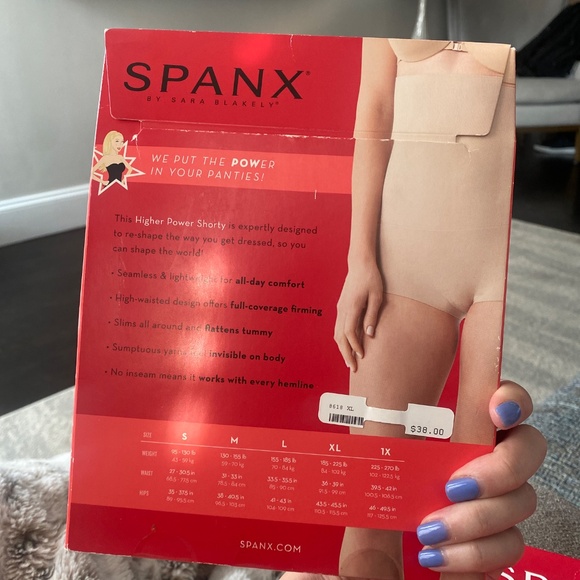 Spanx Higher Power Shorty Size XL - Picture 2 of 2